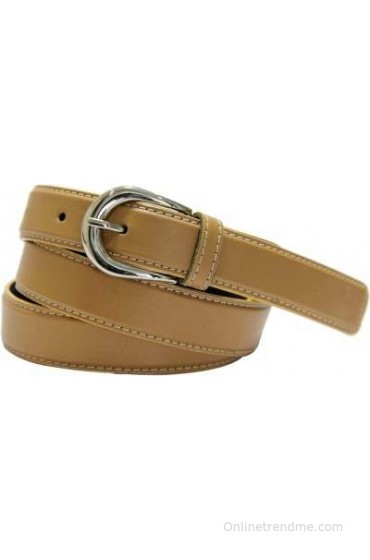 SkyWays Women Formal, Casual Brown Artificial Leather Belt(Brown)